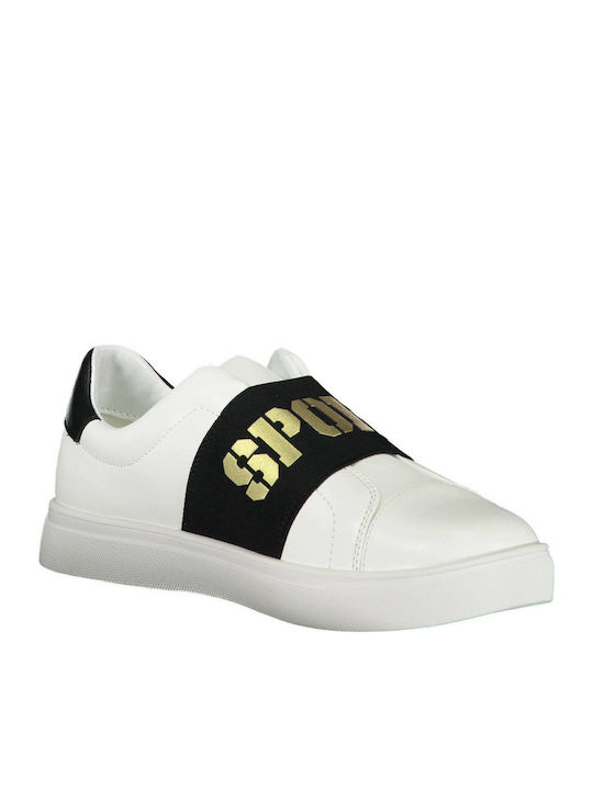 Plein Sport DISP708 Femei Sneakers Albe