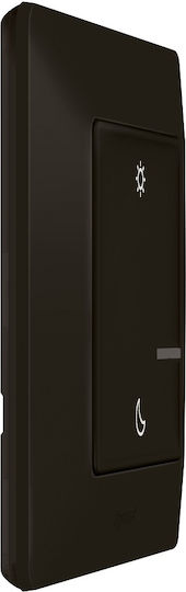 Legrand Valena Life 89 Wall-mounted Electrical Wall Switch One-Way with Frame Black