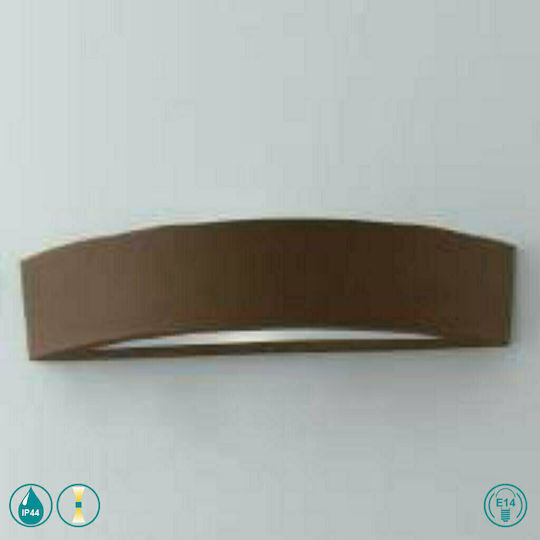 Fan Europe Tucson Wall-Mounted Outdoor Ceiling Light E14 IP44 36x9.6x7.5εκ.