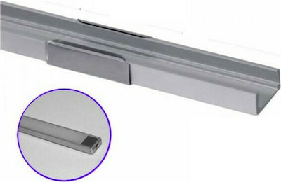 Adeleq Extern LED-Streifen-Aluminiumprofil 100x1.5x0.6cm