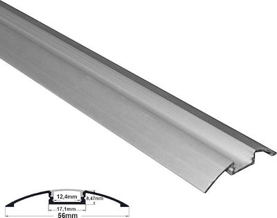 Adeleq External LED Strip Aluminum Profile 100x5.6x0.8cm