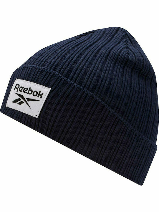 Active Foundation Beanie Ανδρικός Σκούφος με Rib Πλέξη σε Navy Μπλε χρώμα