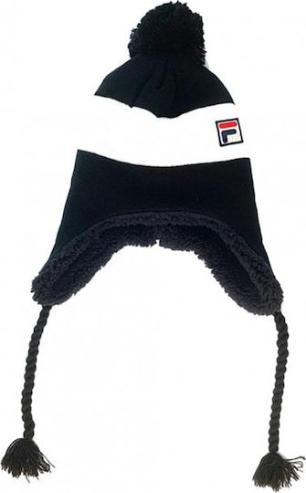 Earflap Γυναικείος Σκούφος σε Μαύρο χρώμα