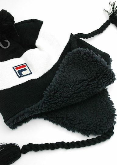 Earflap Γυναικείος Σκούφος σε Μαύρο χρώμα