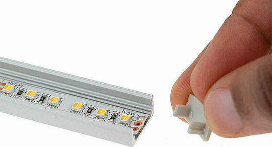 Aca Corner Cap for LED Strip Accessories Set of Plastic Caps 2pcs for Aluminum Profiles 2pcs EP161
