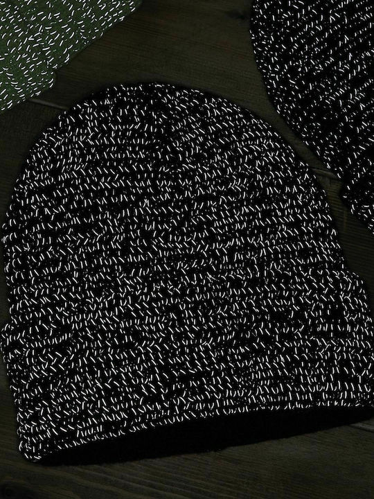 Beechfield B407 Ανδρικός Beanie Σκούφος σε Μαύρο χρώμα