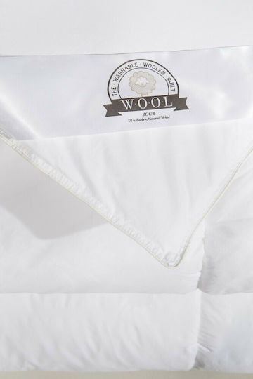 La Luna Duvet Crib Cotton The Baby Wool Natural White 110x150cm