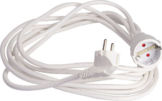 Eurolamp Extension Cable Cord 3 x 1.5mm²/3m White