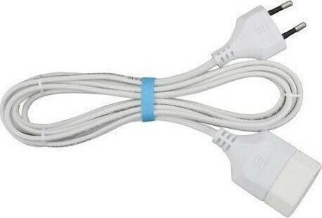 CHaralampidis Extension Cable Cord 2 x 0.75mm²/10m White