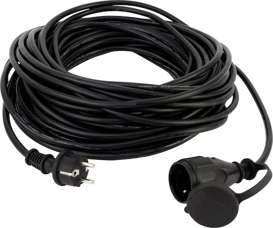 REV Waterproof Extension Cable Cord 25m Black