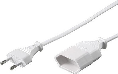 Goobay 1 Platz mit Kabel 3m Weiß