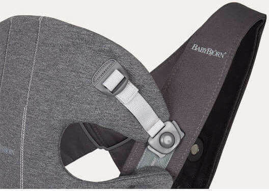 BabyBjorn Classic Carrier Mini 3D Jersey Light Grey with Maximum Weight 11kg