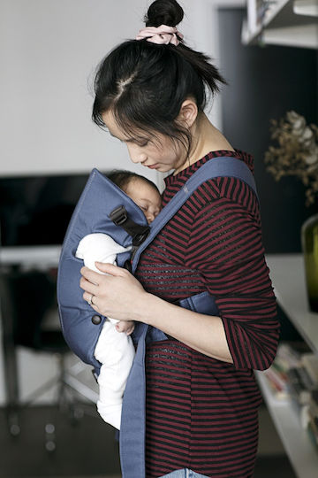 BabyBjorn Classic Carrier Mini Cotton Black with Maximum Weight 11kg