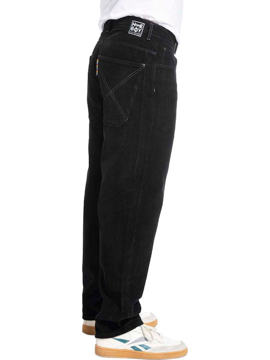 Pantaloni cu Croială Largă Negru