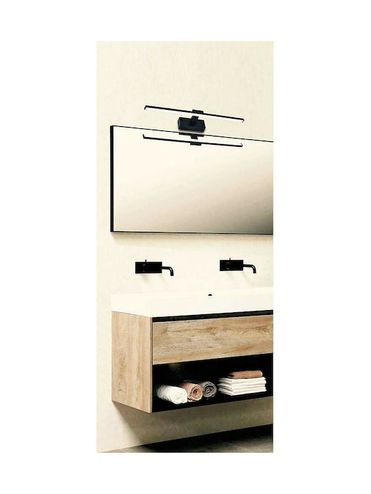 Viokef Jasper Modern Lamp Bathroom with Integrated LED and Warm White Light Black 59.5x6cm