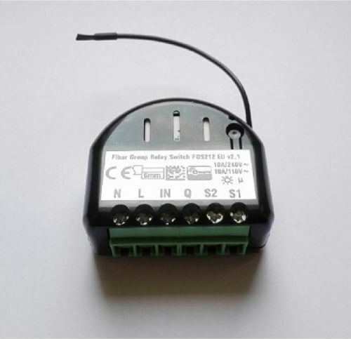 Fibaro Relay Switch 1x2.5kW Smart Switch Z-Wave