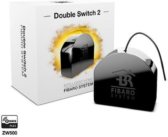 Fibaro Doppel-Schalter 2 Intelligente Schalter Wi-Fi & Z-Wave 10A Mit Neutral