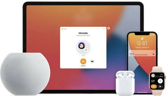 Apple HomePod Μini Hub Inteligent Wi-Fi / Bluetooth / Thread Compatibil cu Apple HomeKit