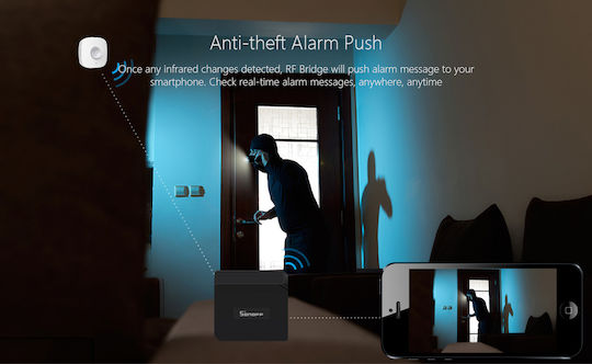Sonoff RF Bridge Smart Bridge Wi-Fi / RF Συμβατό με Google Home, Alexa & IFTTT