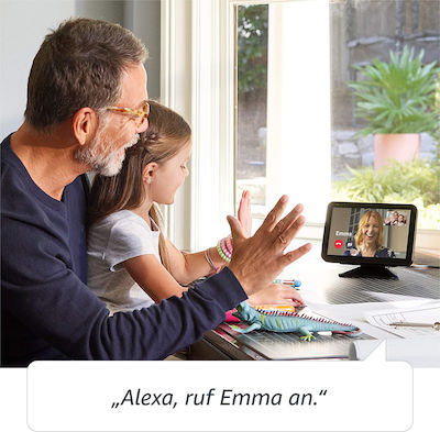 Amazon Echo Show 8 Smart Display Smart Hub με Ηχείο και Οθόνη Συμβατό με Alexa Λευκό