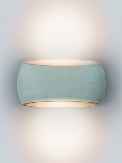 Zambelis Lights Осветително тяло За стена Сив 17x17x12см.
