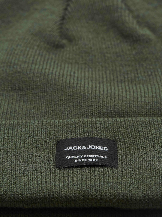 Beanie Beanie Knitted in Khaki color