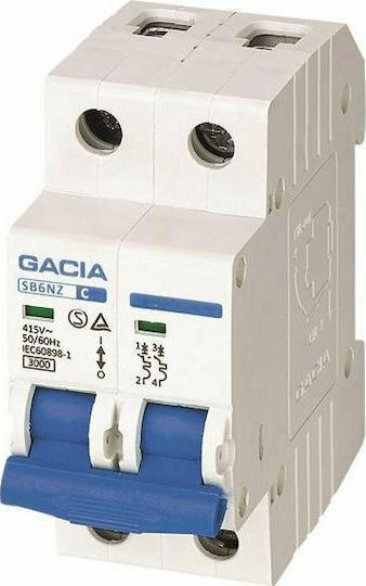 Gacia Automatic Circuit Breaker 25A Double-pole AC 500-42314