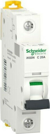 Schneider Electric Automatic Circuit Breaker 20A Single-pole AC A9K24120
