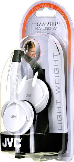 JVC HA-L50-E Wired On Ear Headphones White