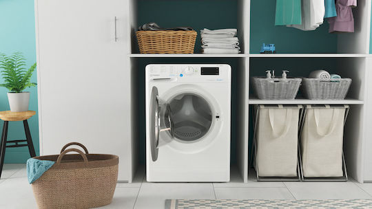 Indesit BWE 81485X WS EE N Mașină de Spălat Rufe 8kg 1351 Rotiri Echilibru Hidric Plus