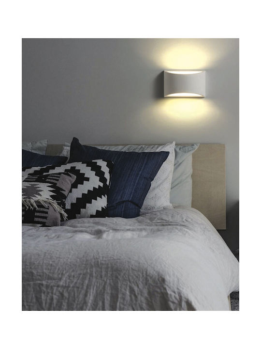 Inlight Modern Leuchte Wand mit Fassung G9 Weiß 20cm