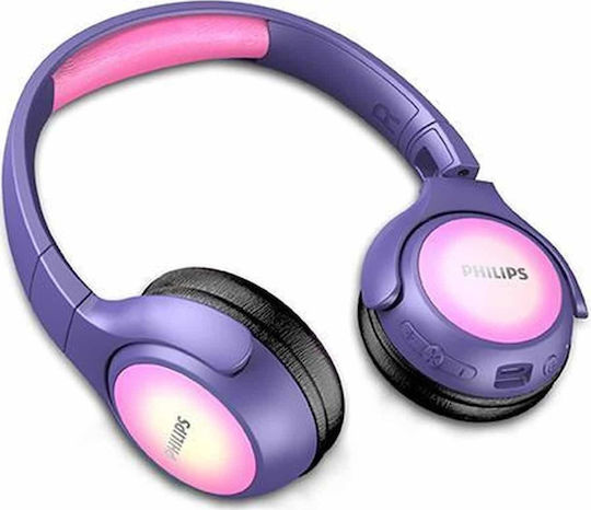 Philips TAKH402 Ασύρματα Bluetooth On Ear Ακουστικά με 20 ώρες Λειτουργίας Μωβ