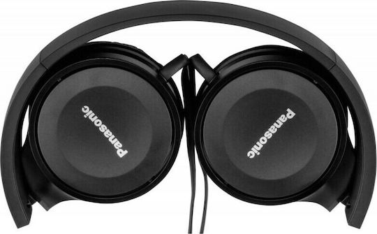 Panasonic RP-HF100ME Wired On Ear Headphones with Radio Black