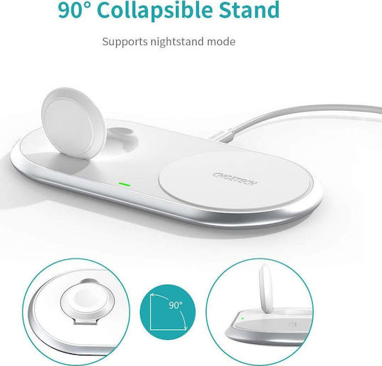 Choetech Kabelloses Ladegerät (Qi Pad) Weißs (T317)