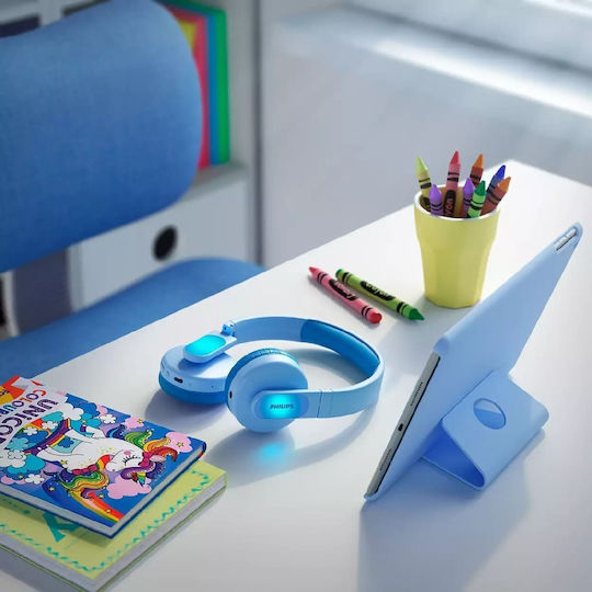 Philips TAK4206 Kabellos / Kabelgebunden Kinder Am Ohr Kopfhörer mit 28 Stunden Betriebszeit und Quick Charge Blau