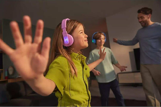 Philips TAK4206 Fără fir / Cu fir Pentru copii On Ear Căști cu 28 ore de Funcționare și Încărcare Rapidă Roz