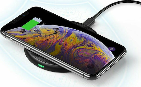Choetech Încărcător Wireless (Qi Pad) 15W Negruς (T527-F)