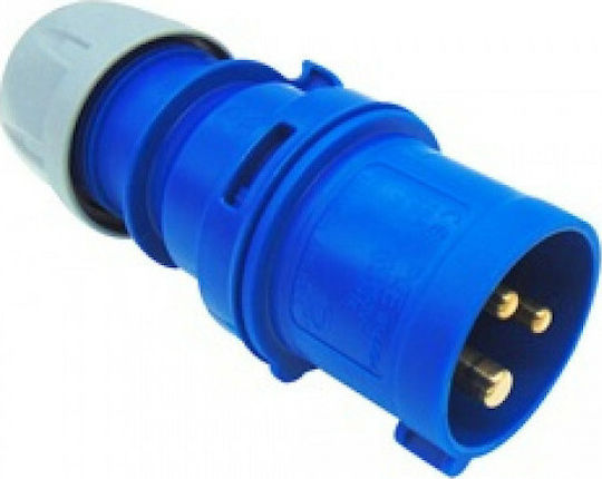 PCElectric Мъжки Контакт Индустриален Тип Щепсел Мъжки 3P 16A IP44 013-6