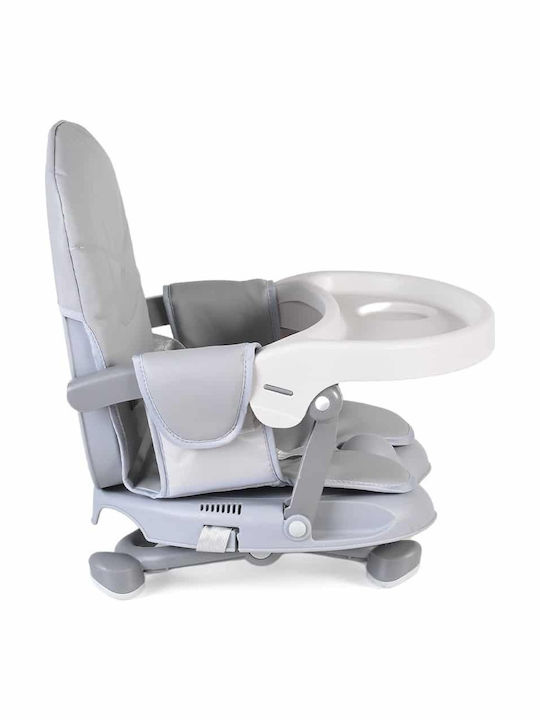 Cangaroo Portable Plastic Booster Seat for Chair Kiwi Grey