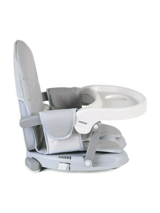 Cangaroo Portable Plastic Booster Seat for Chair Kiwi Grey