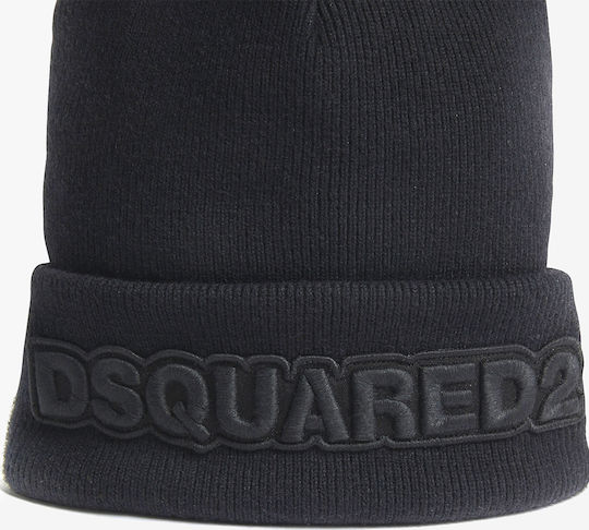 Beanie Ανδρικός Σκούφος Πλεκτός σε Μαύρο χρώμα