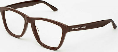 Hawkers One Acetate Blue Light Blocking Glasses Diamond Dark Brown