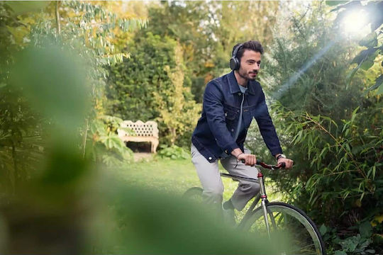 Philips TAH5205BK Wireless / Wired Over Ear Headphones with 29 hours of Operation and Quick Charge Black