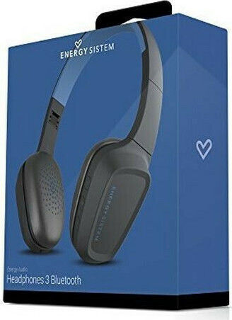 Energy Sistem 3 Bluetooth Wireless / Wired On Ear Headphones Black