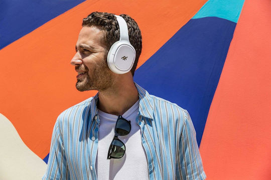 iFrogz Airtime Vibe Bluetooth Wireless Over Ear Headphones with 30 hours of Operation Blue