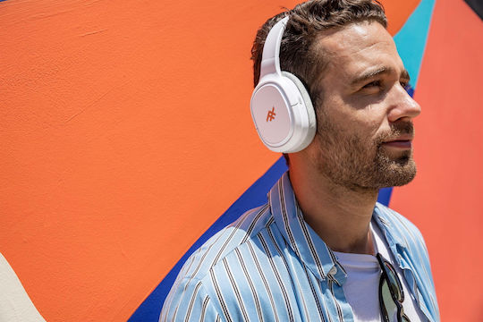 iFrogz Airtime Vibe Bluetooth Wireless Over Ear Headphones with 30 hours of Operation Blue