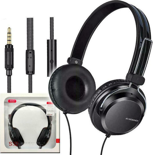 XO S32 Ενσύρματα On Ear Ακουστικά Μαύρα