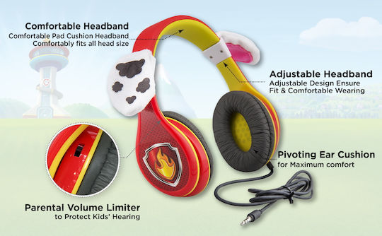 eKids PW-140MA Wired On Ear Headphones Muticolot