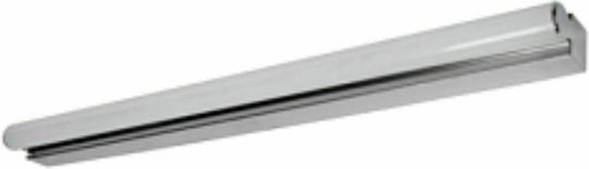 VK Lighting Modern Lamp Bathroom with Integrated LED and Natural White Light Silver 58cm