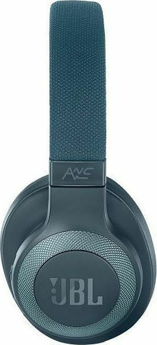 JBL E65BTNC Wireless / Wired Over Ear Headphones with 24 hours of Operation Blue